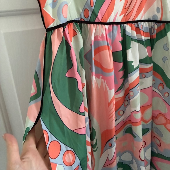 Vibrant Emilio Pucci inspired print midi dress from  English Factory M - Picture 5 of 13